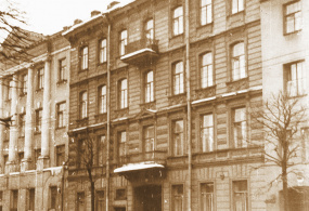 Сергиевская улица, 41 (сейчас Чайковского), где жили А.А. и И.П. Чайковские в 1852-1853гг. 