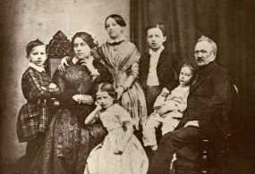 Семья Чайковских. Портрет групповой в полный рост, 1848 год, фотокопия