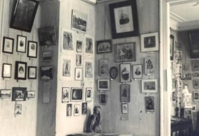 Экспозиция Дома-музея П.И. Чайковского в 1943 г.