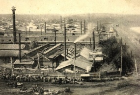 Панорама Воткинского завода, XIX век, копия