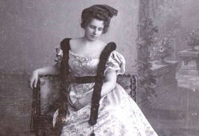 Дьячкова в роли Татьяны в опере П.И. Чайковского &laquo;Евгений Онегин&raquo;. Россия, г. Москва. XIX в., конец.