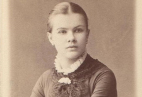 Варвара Ивановна Майкова (Шустова).  Фото: Булгак и Овчаренко Российская империя, г. Москва, 17.03.1883 г.