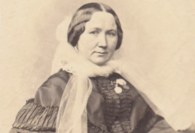 Орлова Прасковья Ивановна (05.10.1815-02.07.1900),  известная русская актриса и благотворитель. Российская империя, 1857-1861 гг.