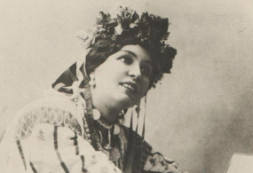 Елена Цветкова (1871-1929) в роли Оксаны из оперы П.И. Чайковского «Черевички». Постановка 1902г.