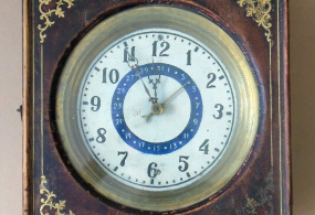 Часы настенные. 1860-е годы Германия (механизм),  Россия (корпус)