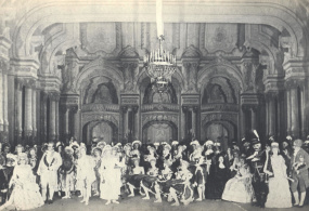 Сцена из первой постановки оперы «Пиковая дама» (Действие II, картина I). 7 декабря 1890 г.