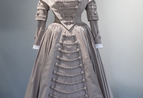 Платье Автор: Гельтищева Н.В. 2020 г.  Хлопок, бязь, шнур, кружево