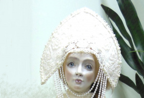 Кукла художественная «Снегурочка»  Автор: Е. Лебедева 2014 г.