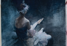 Виртуальная выставка картин Александра Чувашева «Балетное закулисье»  