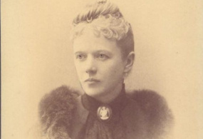 А.И. Чайковская, сестра композитора П.И. Чайковского.  Фото: Мезер Ф. Российская империя, 1887-1891 годы.