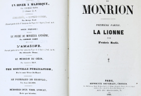 Frederic Soulie. La comtesse de Monrion. Франция, г. Париж, 1846 г. 