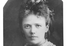 Александра Ильинична Давыдова – сестра П.И. Чайковского. 1870-е гг.
