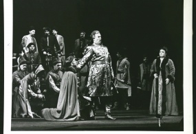 Сцена из оперы П.И. Чайковского "Мазепа" Фото. ГАБТ.  1966 г.